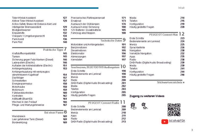 2019-2020 Peugeot 208/e-208 Owner's Manual | German