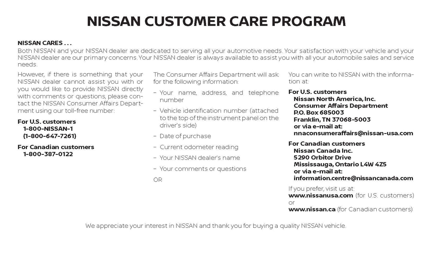 2019 Nissan Sentra Gebruikershandleiding | Engels