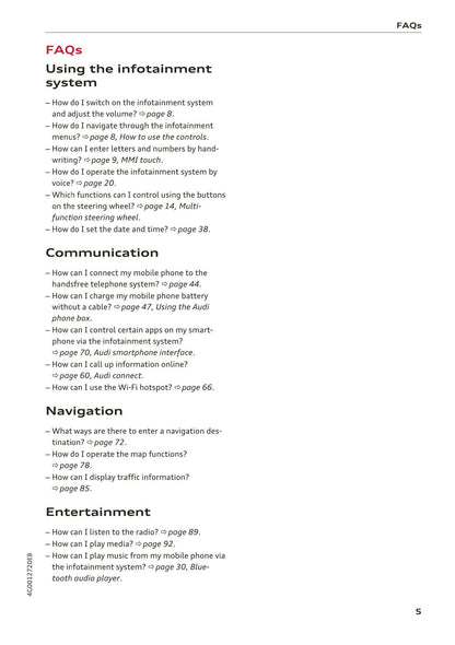 Audi MMI Navigation System Plus 2014 - 2018