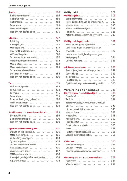 2017-2020 Audi A5 Owner's Manual | Dutch