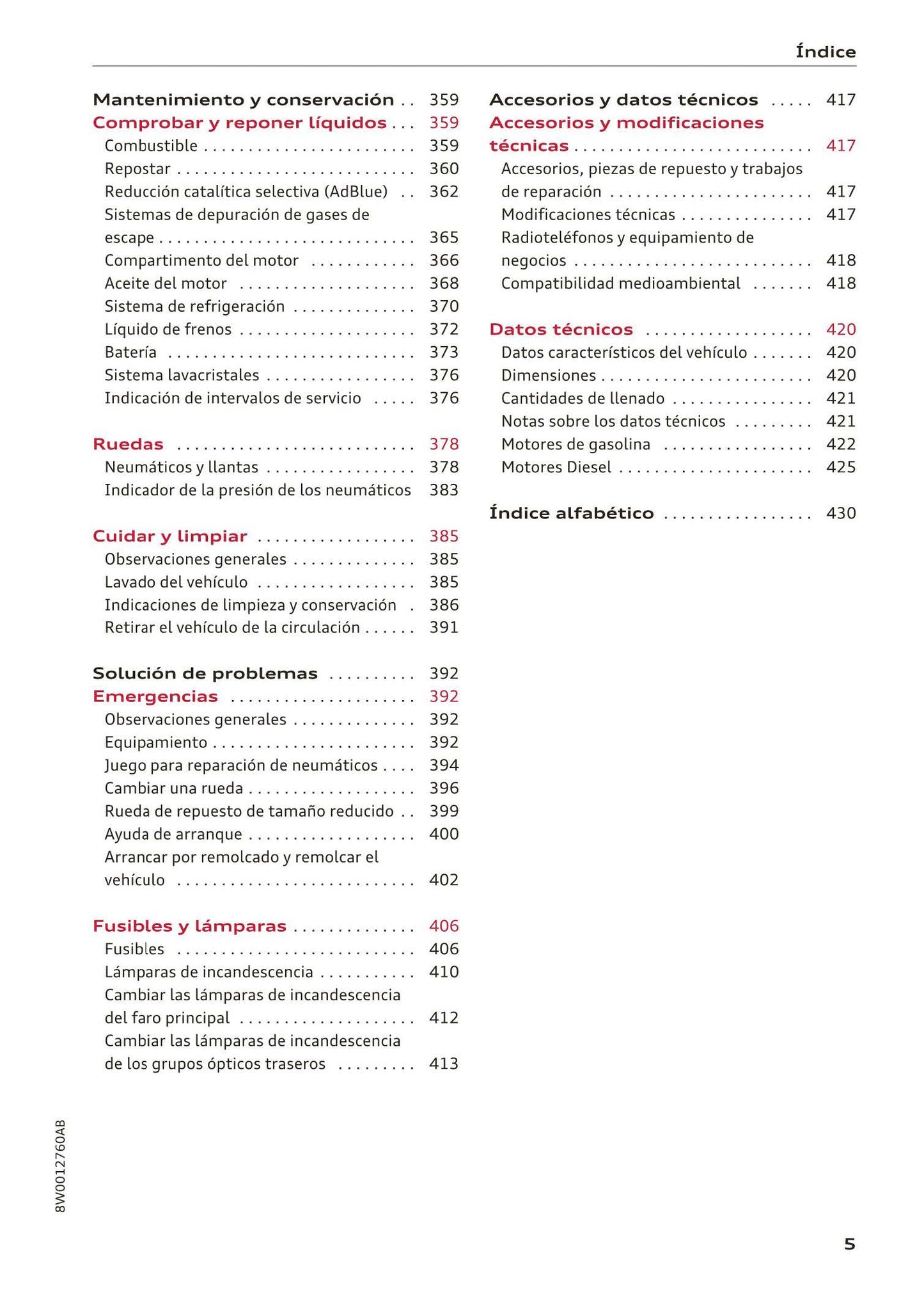 2015-2019 Audi A4 Manuel du propriétaire | Français