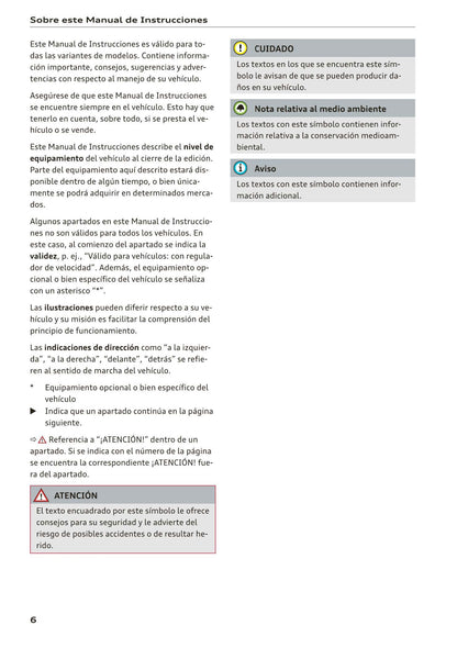 2017-2020 Audi A5 Bedienungsanleitung | Spanisch