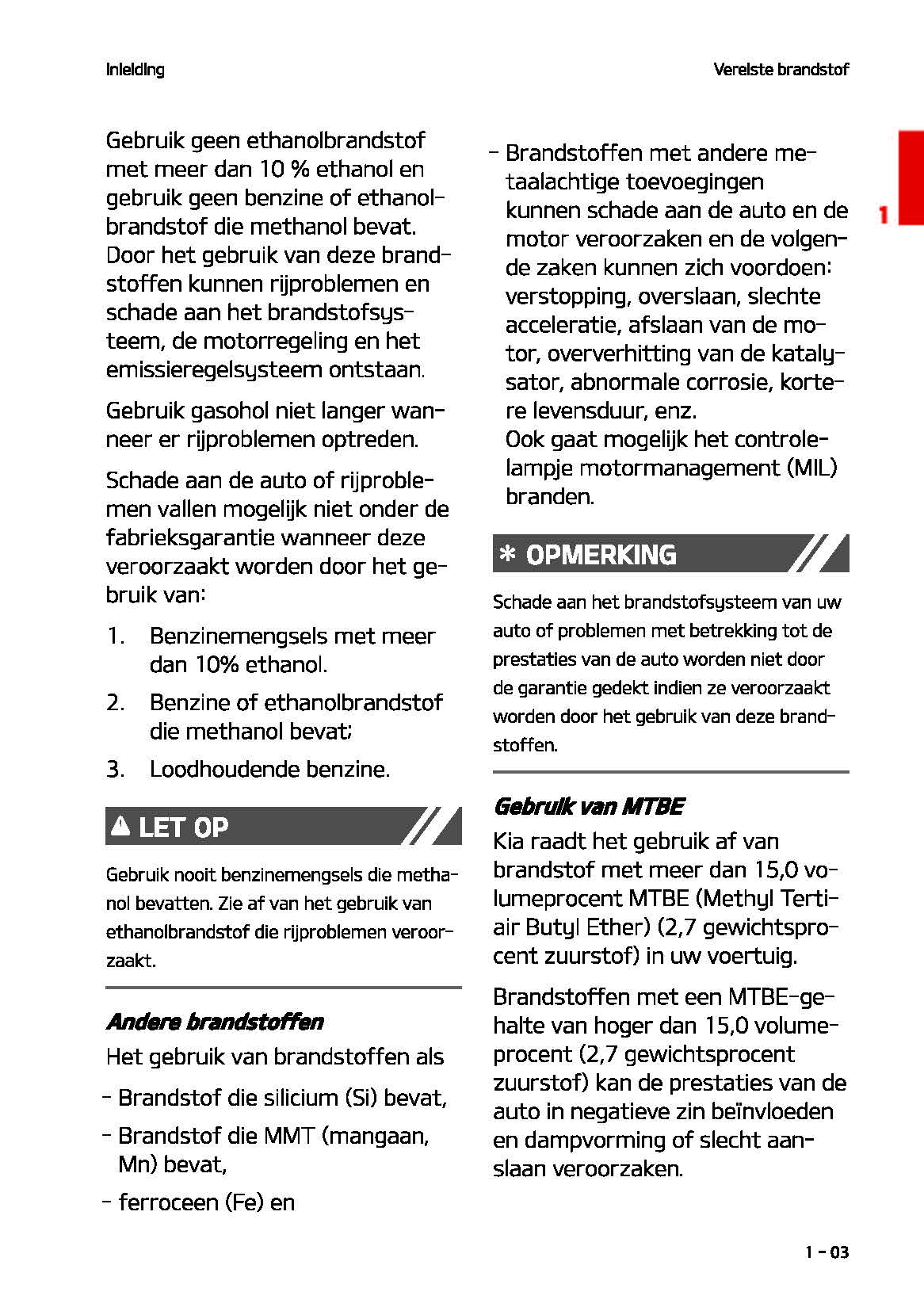 2021-2022 Kia Stonic Owner's Manual | Dutch