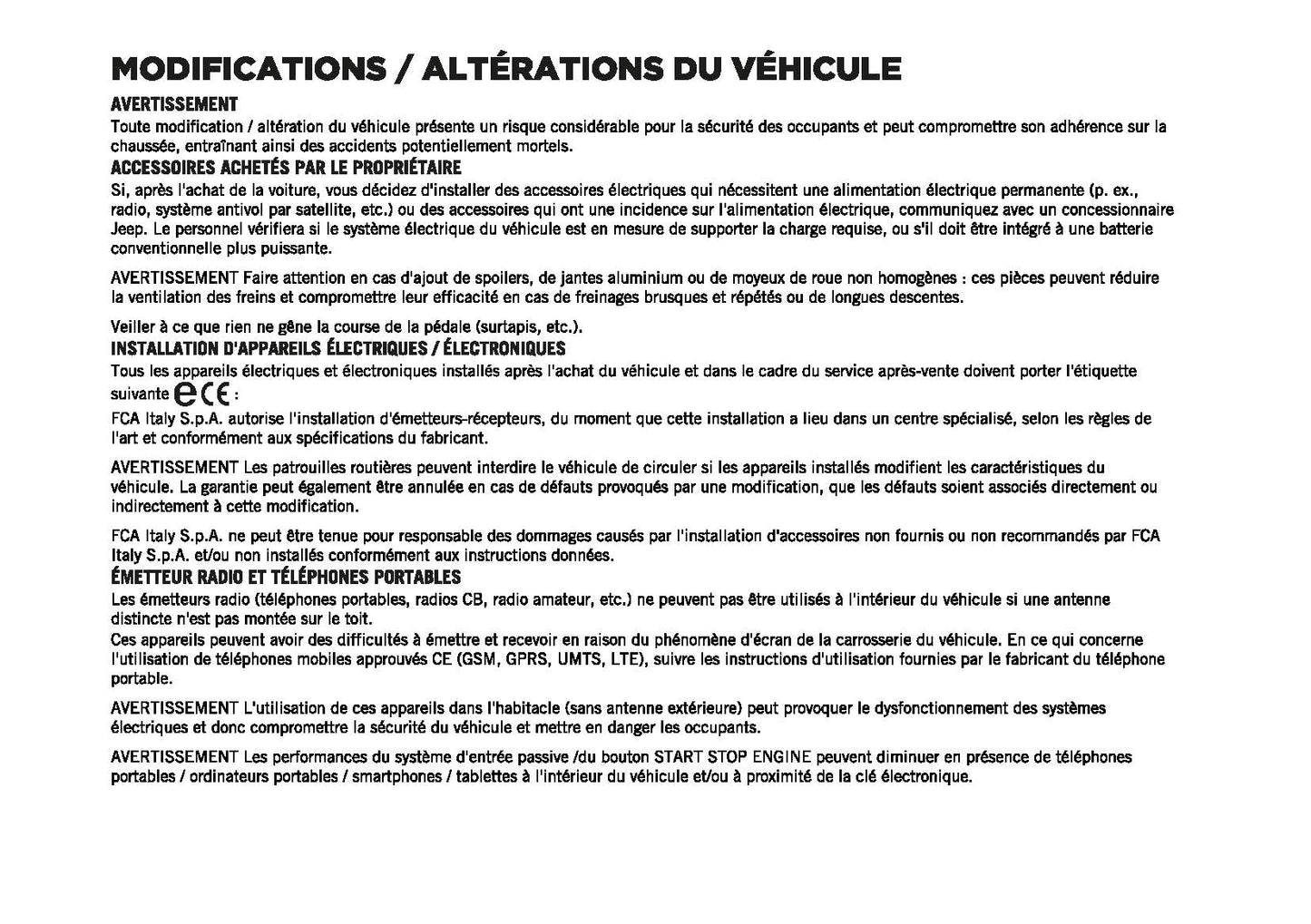 2022-2023 Jeep Avenger Bedienungsanleitung | Französisch