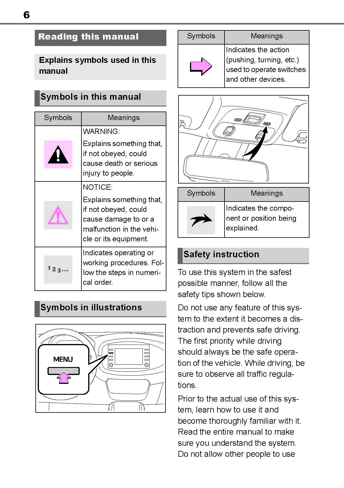 Toyota Aygo X Navigation Owner's Manual 2022 - 2023