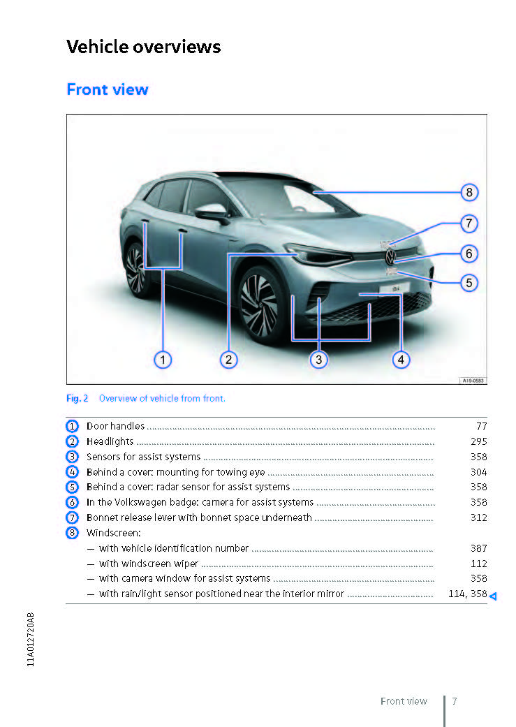 2020-2023 Volkswagen ID.4 Owner's Manual