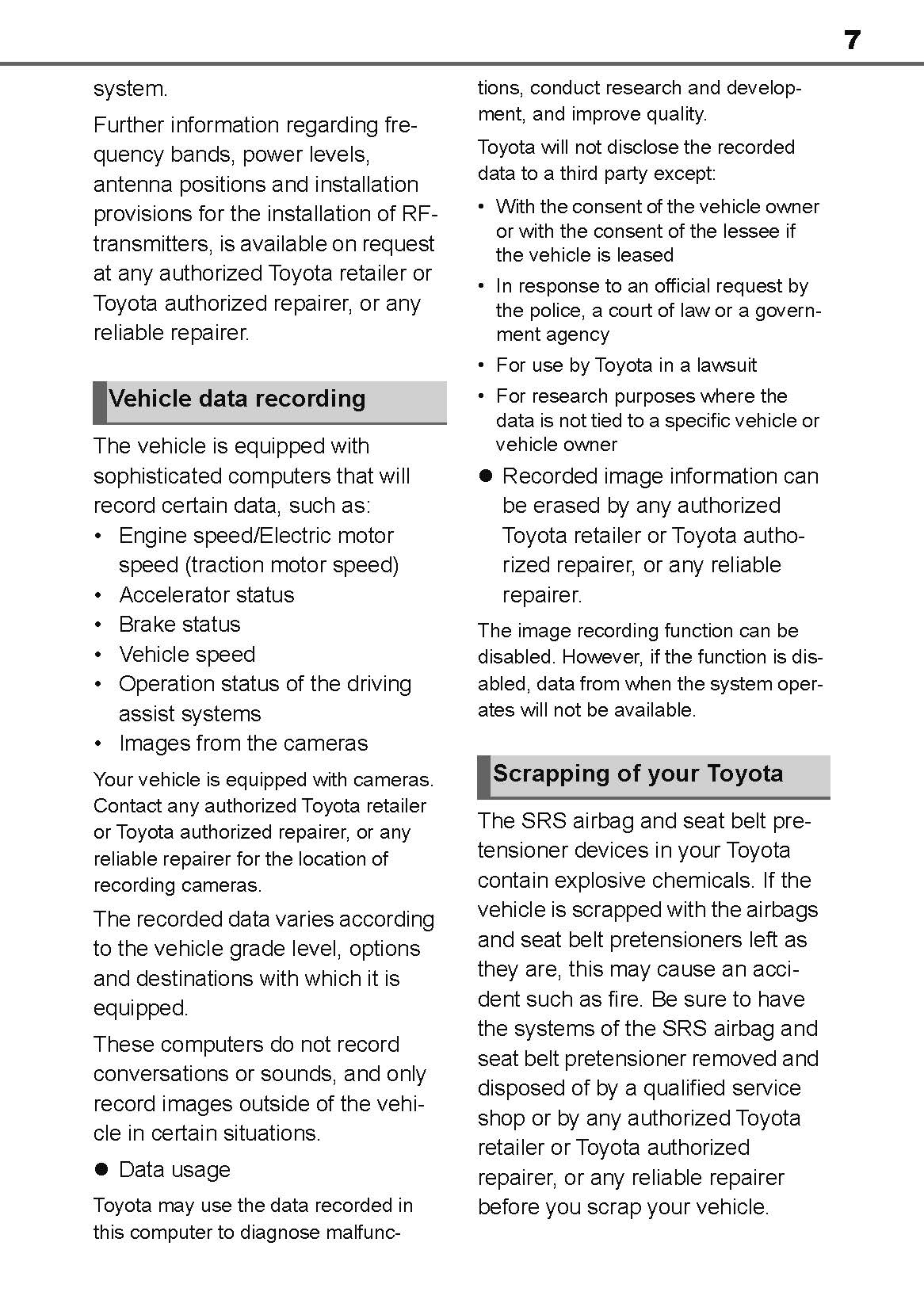 2022-2023 Toyota Aygo X Bedienungsanleitung | Englisch