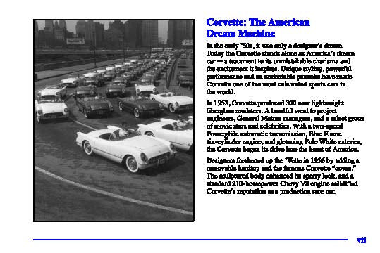 2000 Chevrolet Corvette Bedienungsanleitung | Englisch