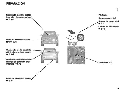 2022-2023 Renault Captur Owner's Manual | Spanish