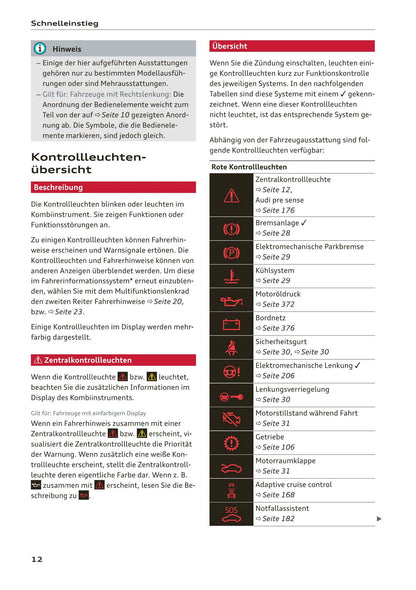 2016-2018 Audi A3 Bedienungsanleitung | Deutsch