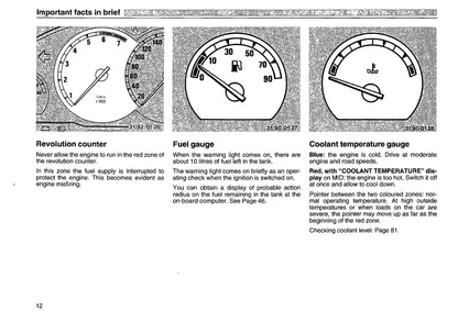 1991 BMW 8 Series Owner's Manual | English