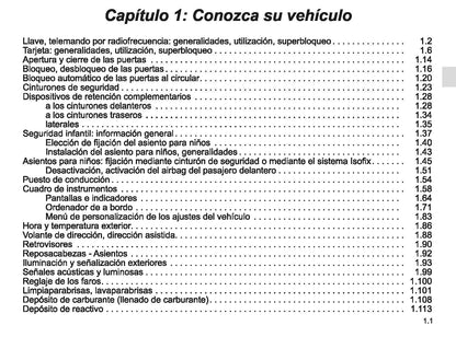 2022-2023 Renault Captur Owner's Manual | Spanish