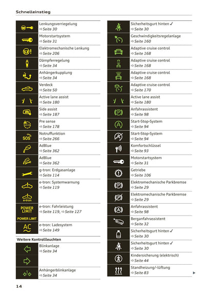 2016-2018 Audi A3 Bedienungsanleitung | Deutsch