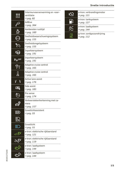 2017-2018 Audi A3/S3/RS 3 Gebruikershandleiding | Nederlands