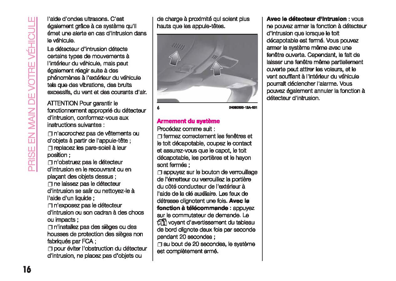 2017-2023 Abarth 124 Spider Gebruikershandleiding | Frans