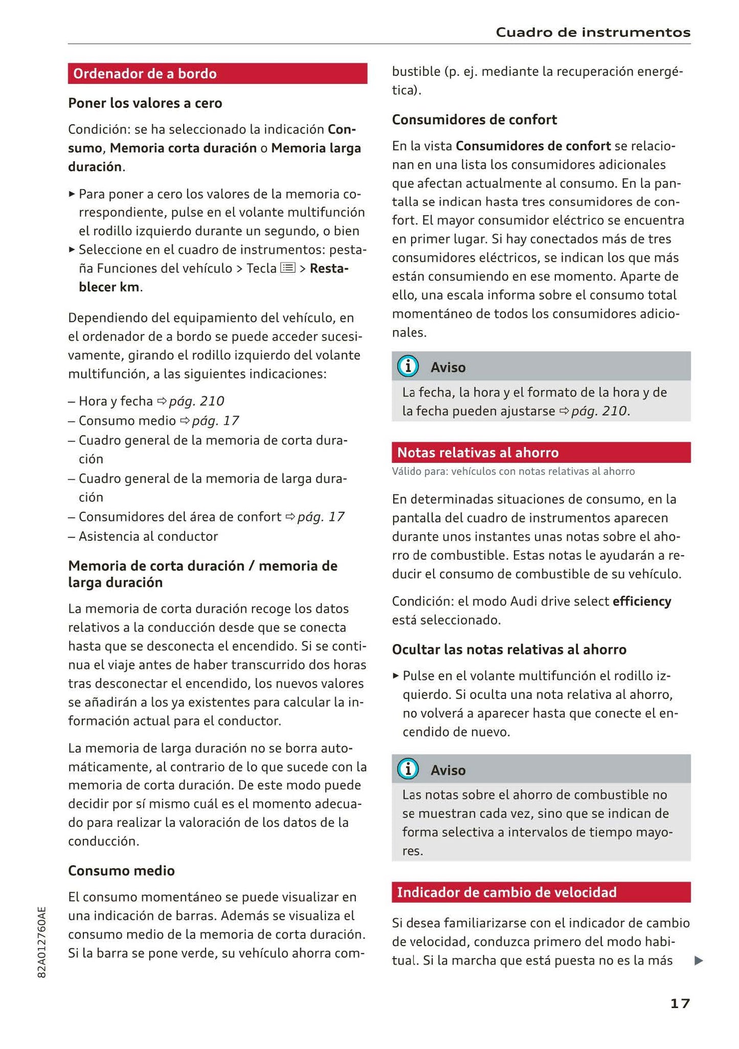 2018-2023 Audi A1 Bedienungsanleitung | Spanisch