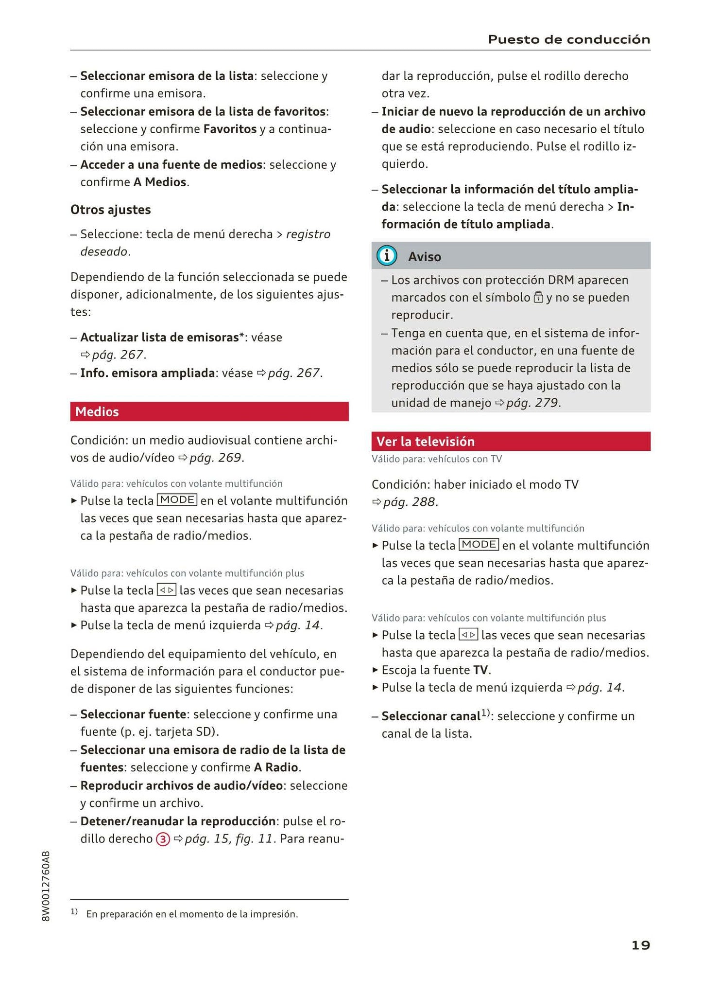 2015-2019 Audi A4 Manuel du propriétaire | Français