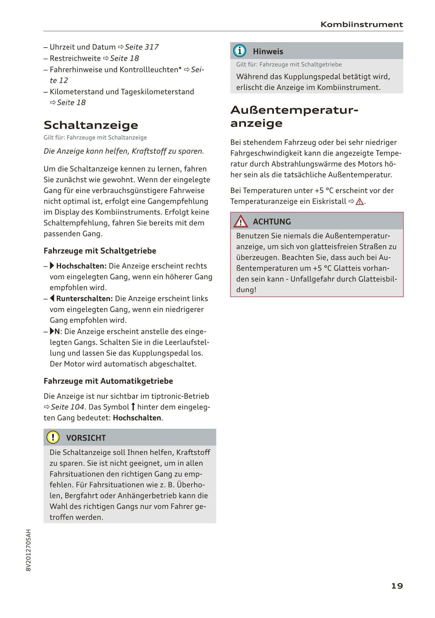 2016-2018 Audi A3 Bedienungsanleitung | Deutsch