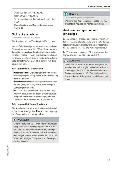 2016-2018 Audi A3 Bedienungsanleitung | Deutsch