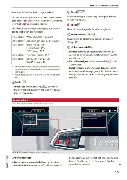 2018-2019 Audi A4 Owner's Manual | Dutch