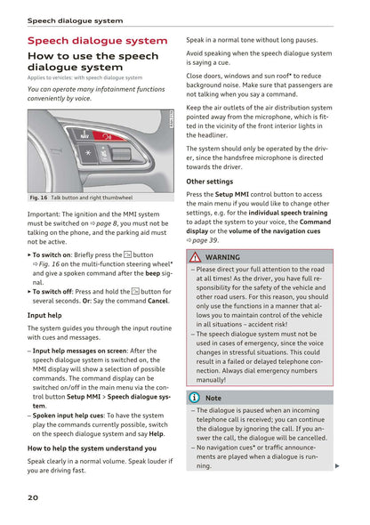 Audi MMI Navigation System Plus 2014 - 2018