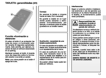 2022-2023 Renault Captur Owner's Manual | Spanish