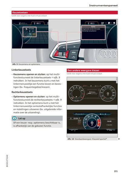 2017-2018 Audi A3/S3/RS 3 Gebruikershandleiding | Nederlands