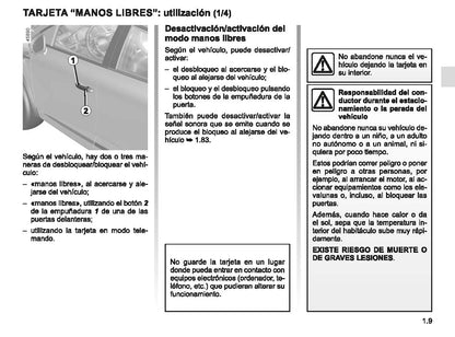 2022-2023 Renault Captur Owner's Manual | Spanish