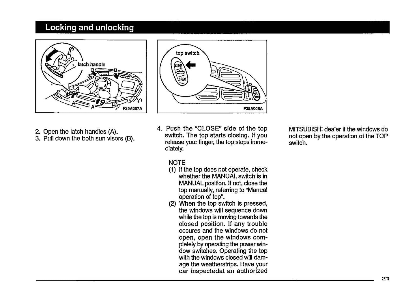 1997 Mitsubishi Eclipse Gebruikershandleiding | Engels
