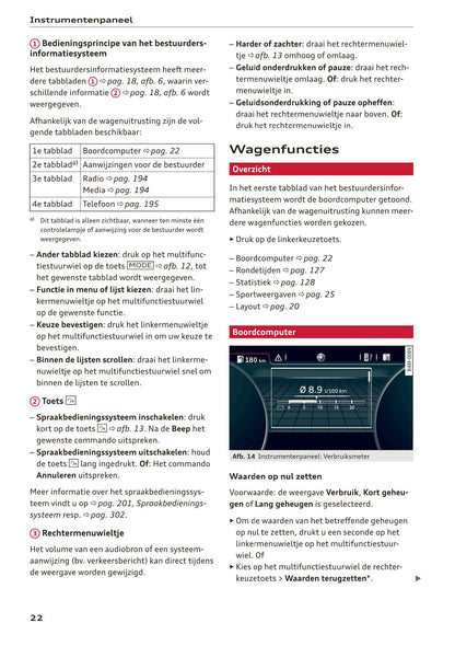 2017-2020 Audi A5/A5 Cabriolet/A5 Coupé/A5 Sportback/A5 Sportback g-tron Owner's Manual | Dutch