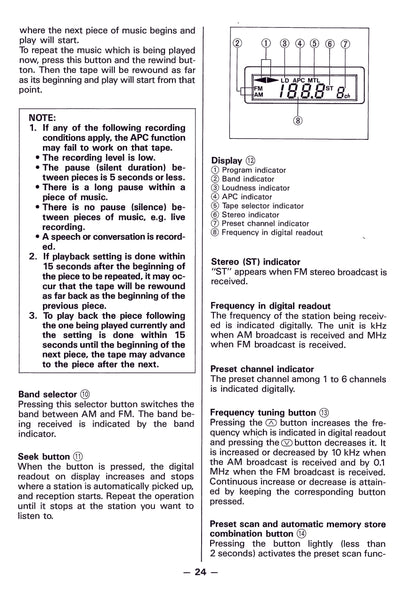 1986 Suzuki Samurai Bedienungsanleitung | Englisch