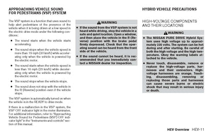 2017 Nissan Rogue Hybrid Gebruikershandleiding | Engels