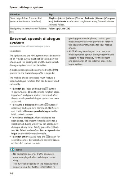 Audi MMI Navigation System Plus 2014 - 2018