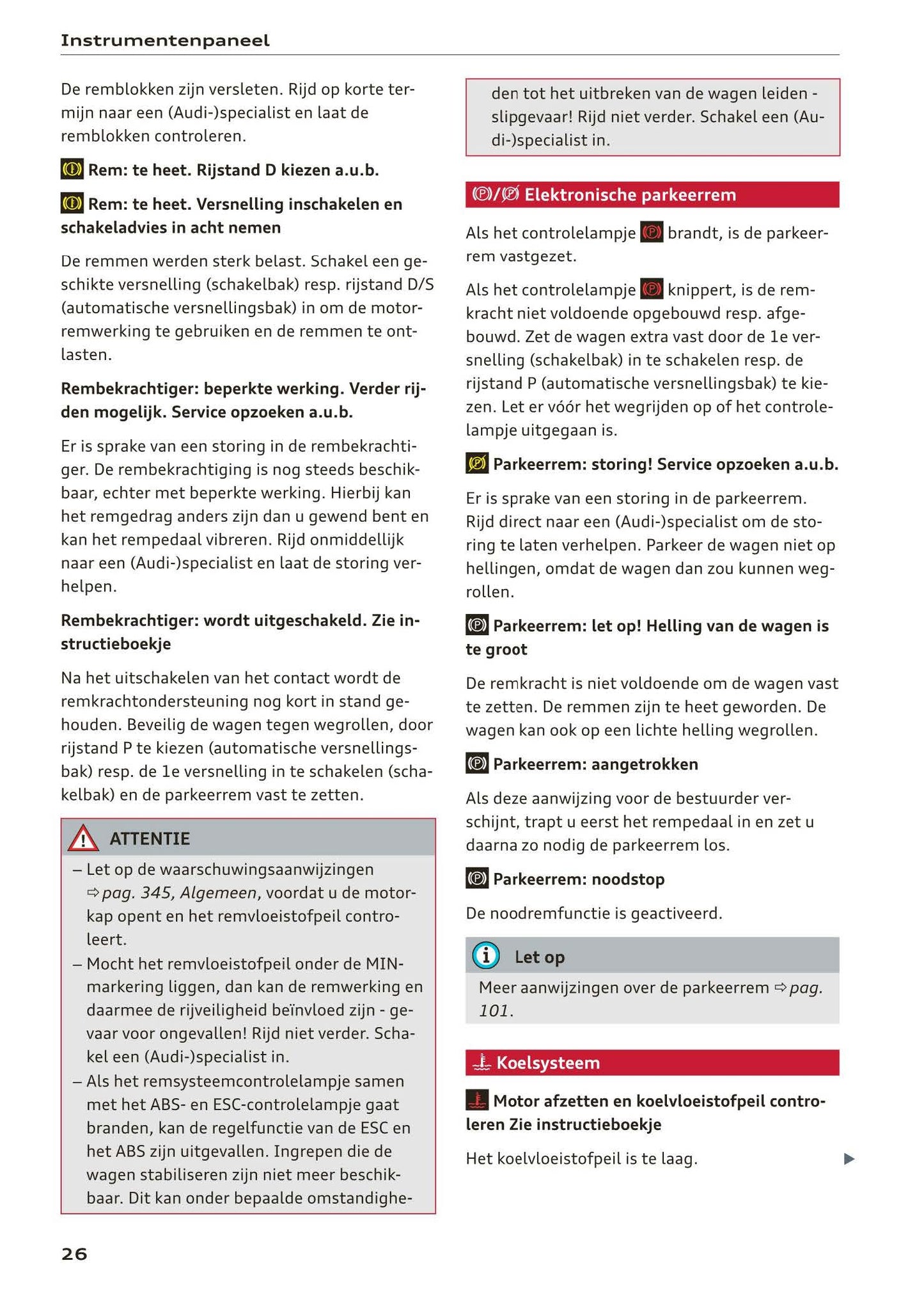 2017-2020 Audi A5/A5 Cabriolet/A5 Coupé/A5 Sportback/A5 Sportback g-tron Owner's Manual | Dutch