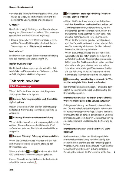 2016-2018 Audi A3 Bedienungsanleitung | Deutsch