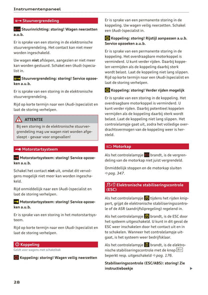 2017-2020 Audi A5/A5 Cabriolet/A5 Coupé/A5 Sportback/A5 Sportback g-tron Owner's Manual | Dutch