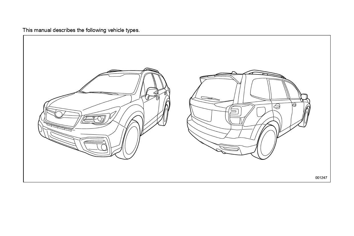 2018 Subaru Forester Bedienungsanleitung | Englisch