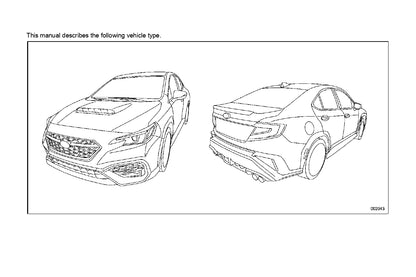 2022 Subaru WRX Gebruikershandleiding | Engels