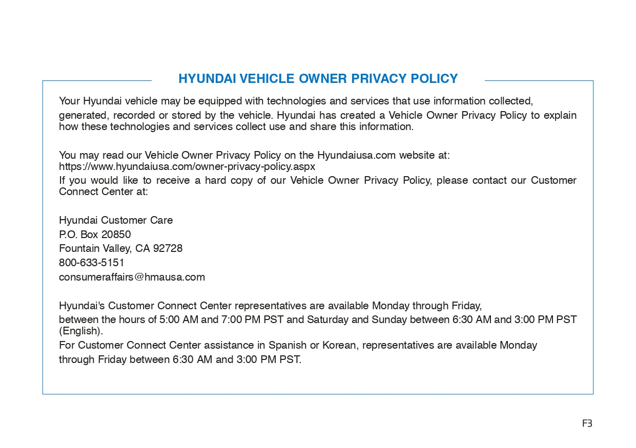 2018 Hyundai Ioniq Electric Owner's Manual | English