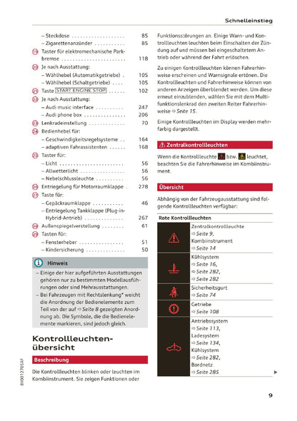 2020-2023 Audi A3 Owner's Manual | German