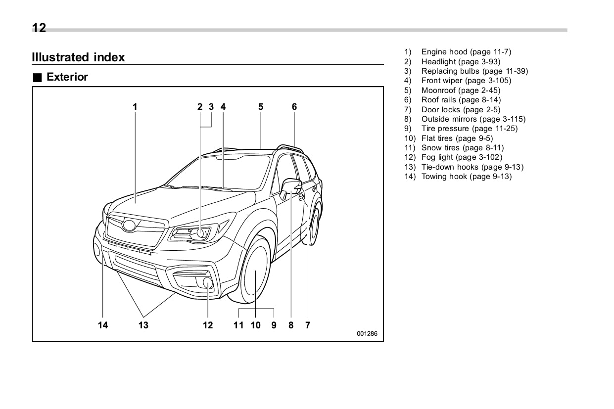 2017 Subaru Forester Gebruikershandleiding | Engels