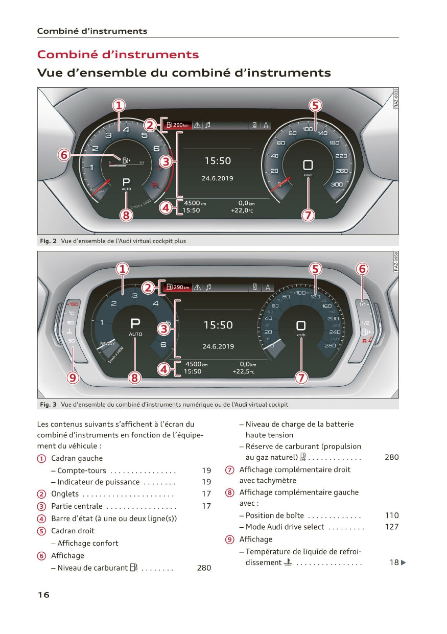 2020-2023 Audi A3 Bedienungsanleitung | Französisch