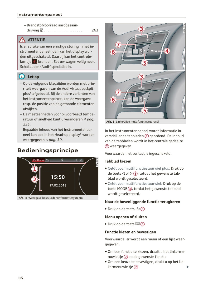 2020-2023 Audi A3 Owner's Manual | Dutch