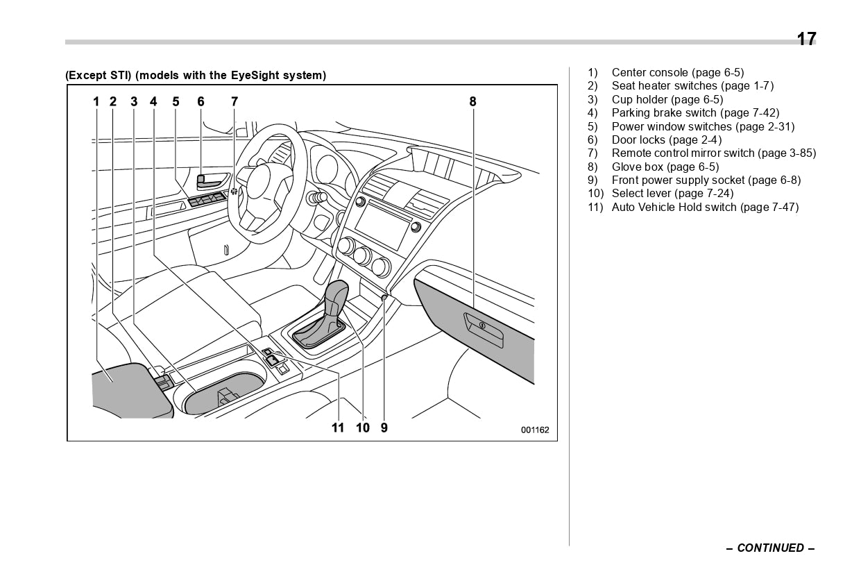 2019 Subaru WRX Gebruikershandleiding | Engels