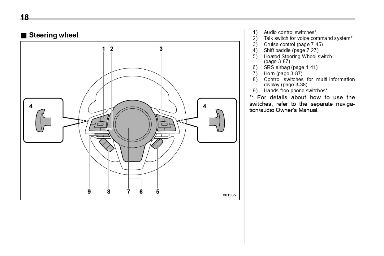 2018 Subaru Legacy/Outback Owner's Manual | English