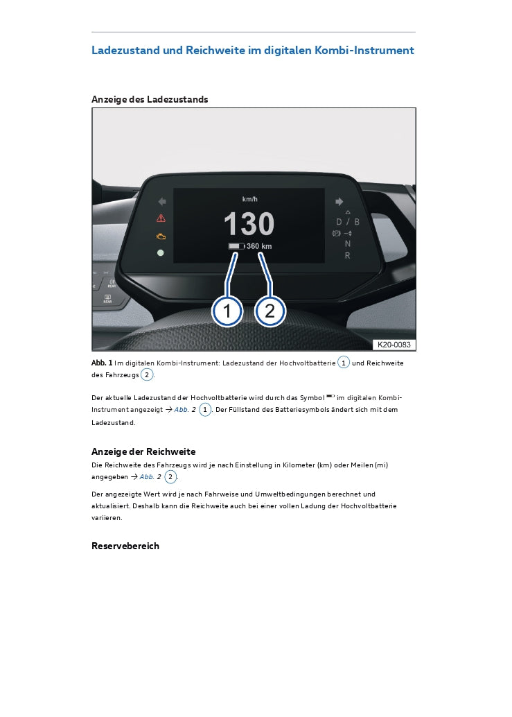 2020-2023 Volkswagen ID.3 Gebruikershandleiding | Duits